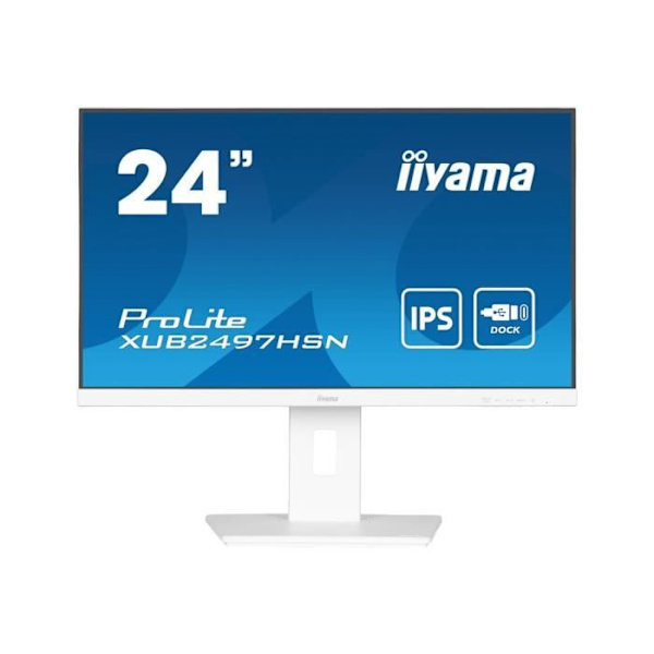 LED-skærm - IIYAMA - ProLite XUB2497HSN-W1 - 24" - Fuld HD 1920 x 1080 - 100 Hz - IPS