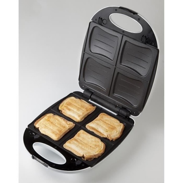 DOMO Sandwichmaskine 1200 W Hvid DO9046C Vit