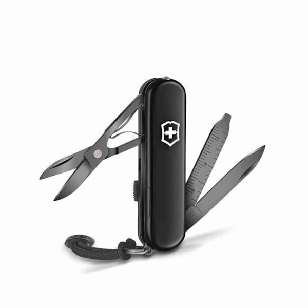 Pienkotelo - Victorinox - Signature Lite Onyx Black - 9 Toimintoa - LED Valo - Rullakynä sort