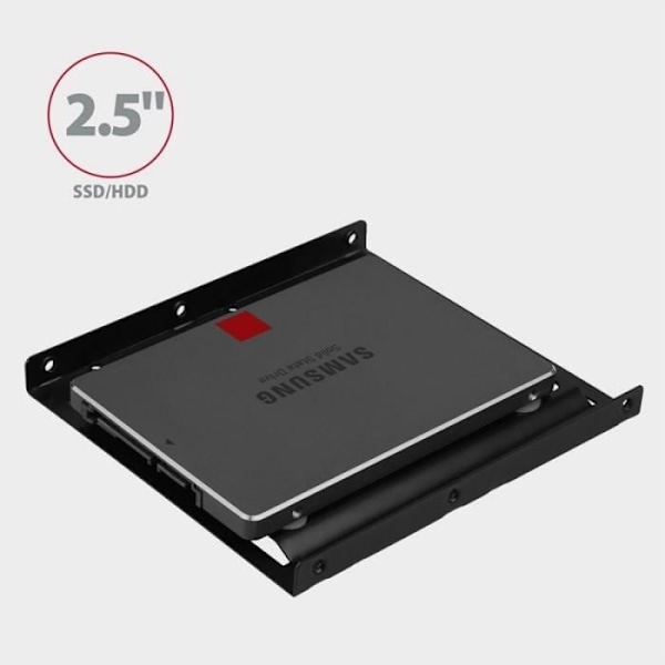 AXAGON RHD-125B Sort Pels Halterahmen 1 x 6,3 cm - 8595247905482
