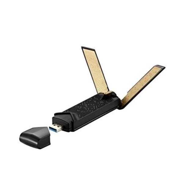 ASUS USB-AX56 WLAN 1775 MBIT-S (90IG06H0-MO0R10) Sort, Guld