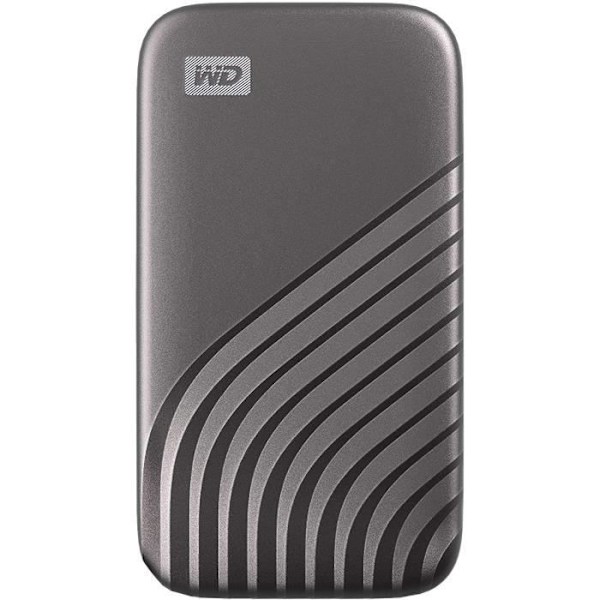 WD My Passport™ - Ekstern SSD - 1TB - USB-C - Grå (WDBAGF0010BGY-WESN)