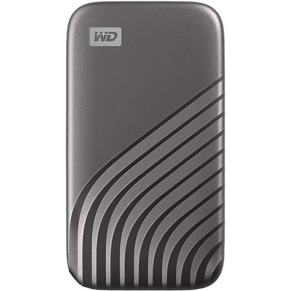 WD My Passport™ - SSD Ekstern - 1To - USB-C - Grå (WDBAGF0010BGY-WESN)