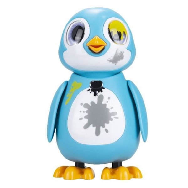 Sininen interaktiivinen pingviini - SILVERLIT - RESCUE PENGUIN - 20 tunnetta - Pakkauspakkaus mukana Blå
