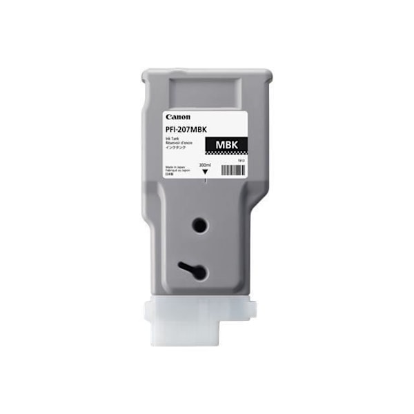 Canon PFI-207 MBK 300 ml mattamusta mustesäiliö imagePROGRAF iPF680, iPF685, iPF780, iPF785