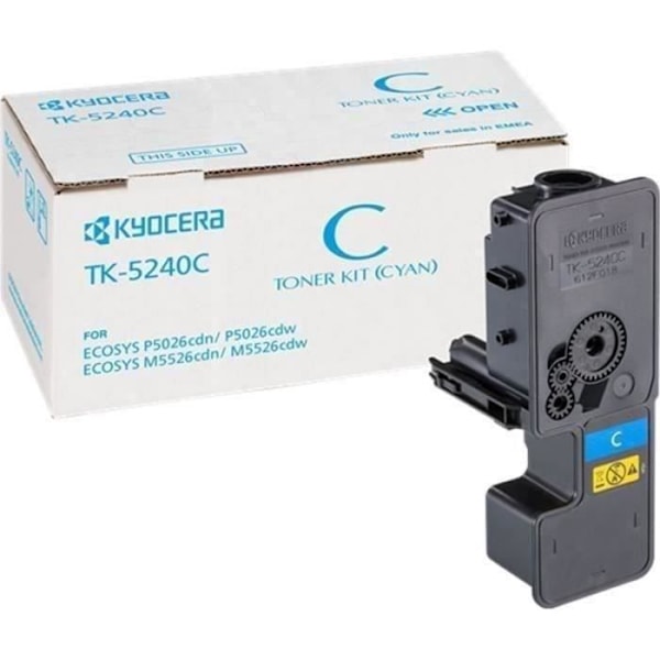 KYOCERA TK 5240C väriainekasetti - syaani - Alkuperäinen malleihin ECOSYS M5526cdn, M5526cdw, P5026cdn, P5026cdw