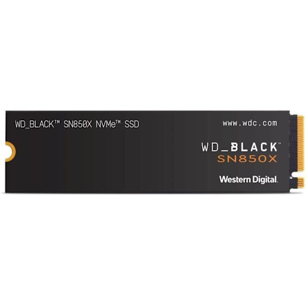 WD_BLACK SN850X NVMe SSD WDS100T2X0E - SSD - 1 TB - intern - M.2 2280 - PCIe 4.0 x4 (NVMe)