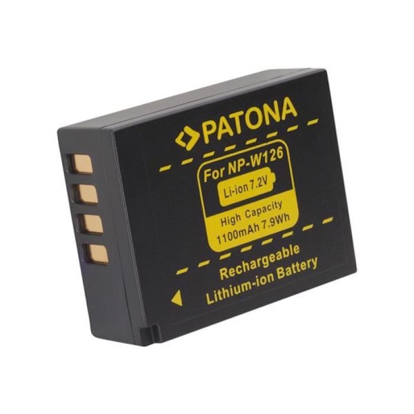 PATONA 1100 mAh Li-Ion kameran akku Fujifilm X Series X100, X-A10, X-A2, X-A3, X-E2, X-E2S, X-Pro2,