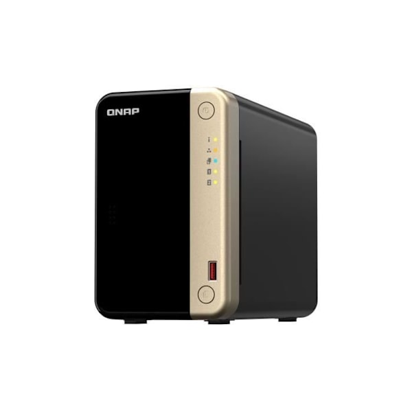 Storage Server (NAS) - QNAP - TS-264-8G - single-port multi-gig - 4 kärnor / 4 trådar