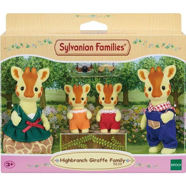 SYLVANIALAISET PERHEET - Kirahviperhe - 4 hahmottua hahmoa - Oranssi - Sekalaiset Orange