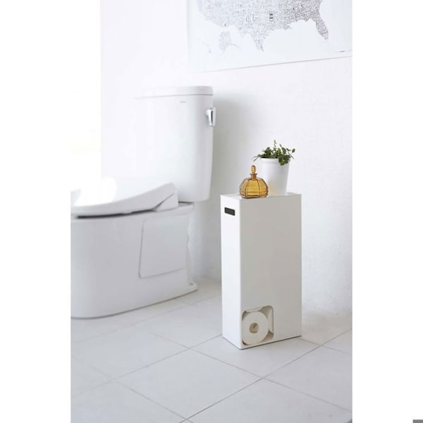 YAMAZAKI - WC-paperin säilytysjuttu - L23 cm - Valkoinen