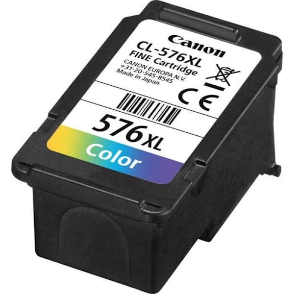 Mustepatruuna - CANON - CL-576XL - Monivärinen - Suuri tuotto - 300 sivua