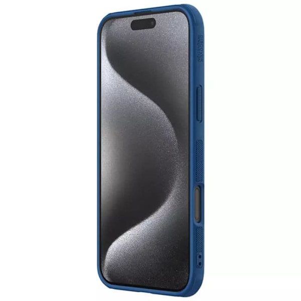 Skyddsskal - Nillkin - iPhone 16 Pro - Super Frosted Shield Pro Magnetic - Blå - Elegant Blå