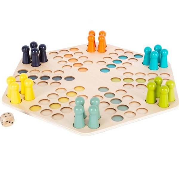 Brætspil - LEGLER - Ludo - Til 6 spillere - Blandet - Fra 4 år Flerfärgad
