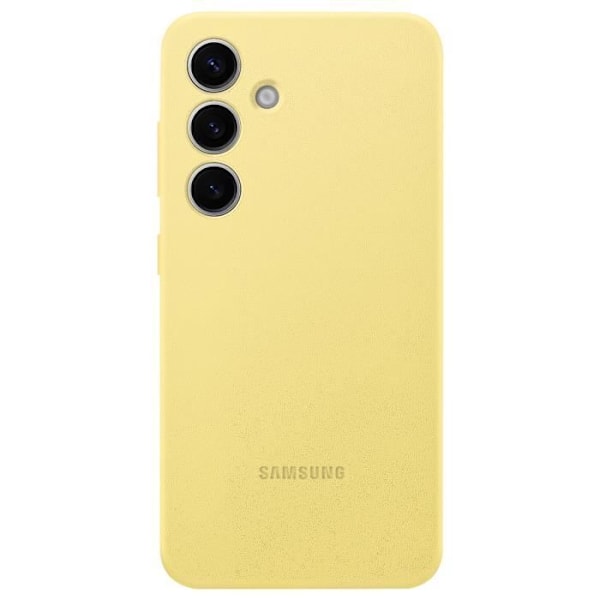 Coque för Samsung Galaxy S25 Plus Äkta Läder Kindsuit Samsung Guld Gul