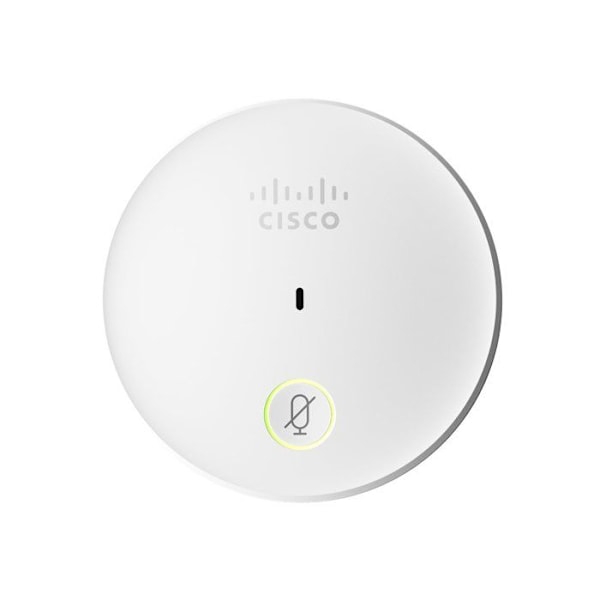 Bordmikrofon - CISCO - CS-MIC-TABLE-E - Euroblock - Hvid - Telepresence