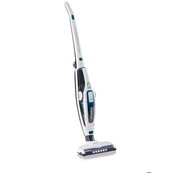 Trådløs 2-i-1 støvsuger Leifheit Regulus PowerVac 11925, multifunktionel støvsuger 20V, batteritid 40min, hvid Sort, Blå, Hvid