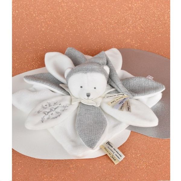 Doudou ja Yhtiö - Paksu pehmolelu terälehdet Harmaa Karhu 25 cm grå