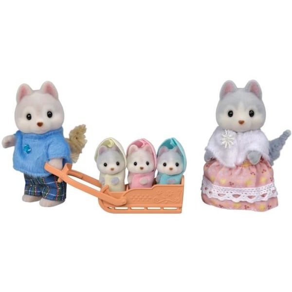 Sylvanian Familjer - Husky-familjen Blå