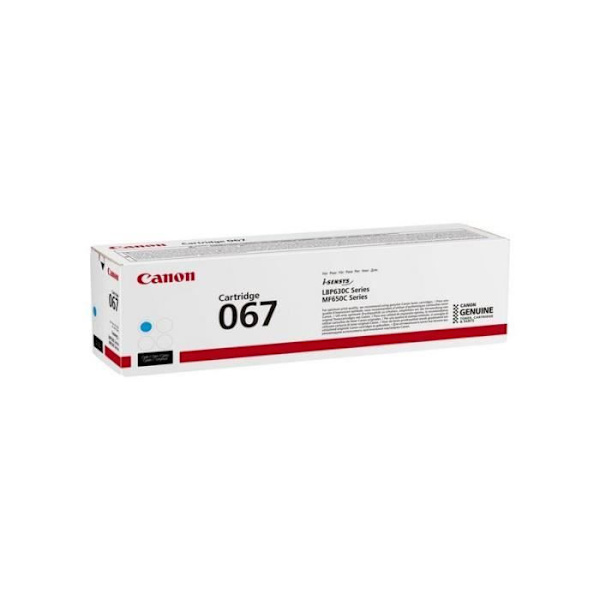 Canon 067 - Cyan - Cyan Toner (1250 sider ved 5%)