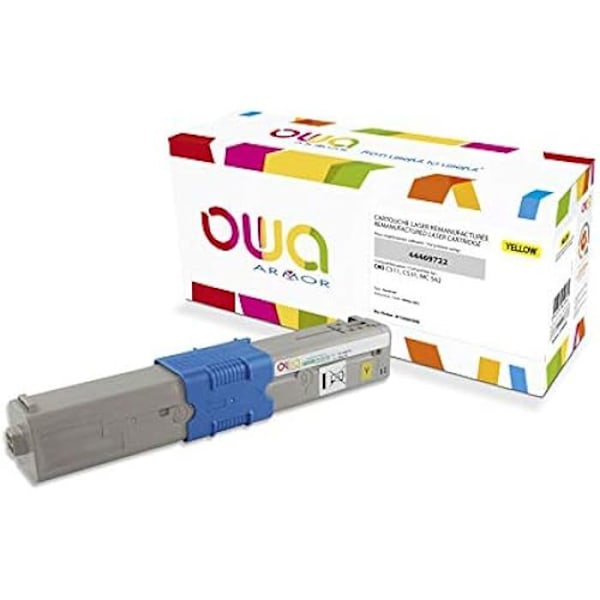 Armor 44469722 Lasertoneruudokas yhteensopiva OKI Tulostimelle Keltainen