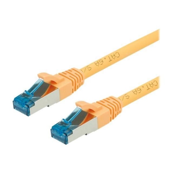 RJ-45 (M) patchledning til RJ-45 (M) 2 m SFTP, PiMF CAT 6a - SECOMP - Gul