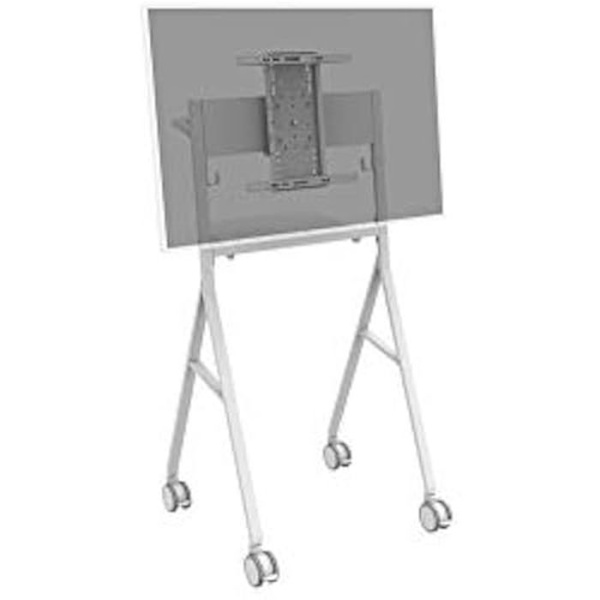 Bærbart fladskærmsstativ - Vision VFM-F10/WH - 139,7 cm (55") - Hvid