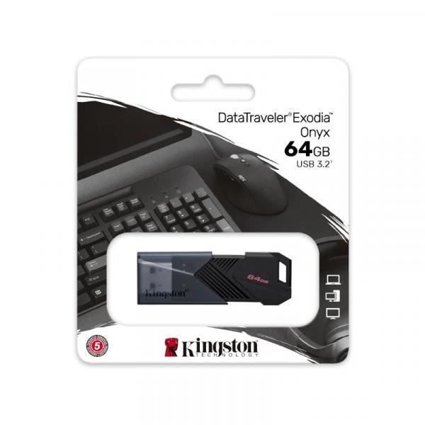 Flash-tallennuslaite - KINGSTON - DTXON/64 Gt - 64 Gt - Luku nopeus 256 Mt/s - USB 3.2 Gen 2