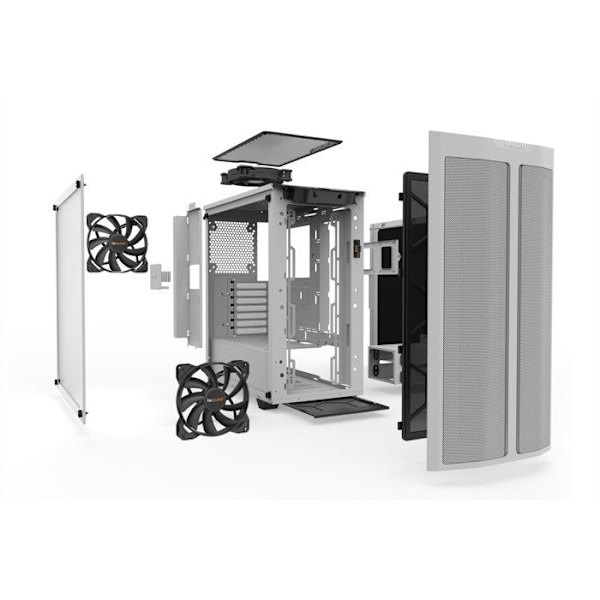 Be Quiet Pure Base 500DX ATX PC-taske, hvid (BGW38)
