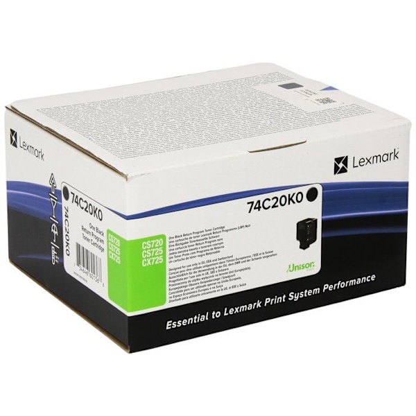 Lexmark tonerpatron - Sort - Laser - Standardydelse - 3000 sider