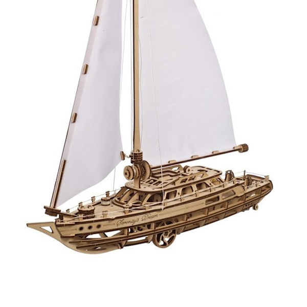 Serenitetens Drøm - Ugears - 3D Puslespil i Træ Beige
