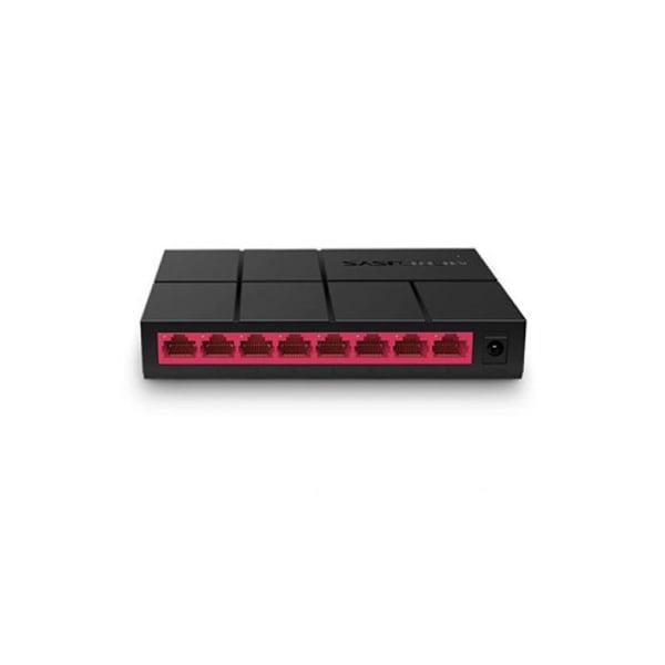 Switch Ethernet Gigabit 8 portar - Mercusys - MS108G - 10/100/1000 Mbps - Plug and Play - Grön Ethernet