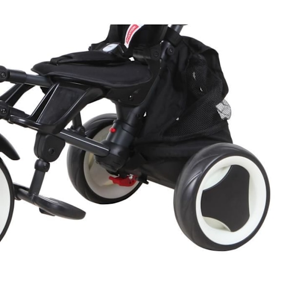 Tricycle QPlay Rito Plus Junior i Sort Stål - Til Børn fra 10 til 36 Måneder sort