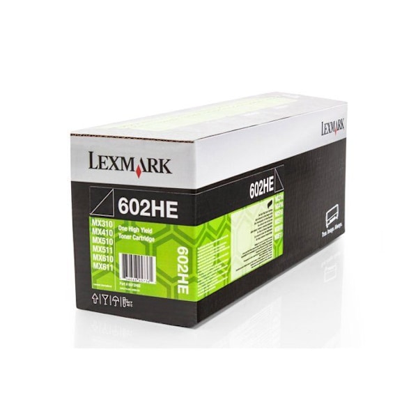 LEXMARK Tonerpatron - 602HE - 10.000 sider - Sort