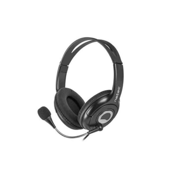 Kuulokkeet mikrofonilla Natec Bear 2 Black - NATEC