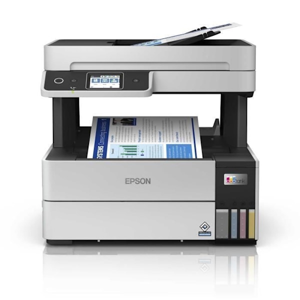 EPSON ECOTANK L6490 INKJET A4 4800 X 1200 DPI 37 PPM WIFI (C11CJ8 Sort, Hvid