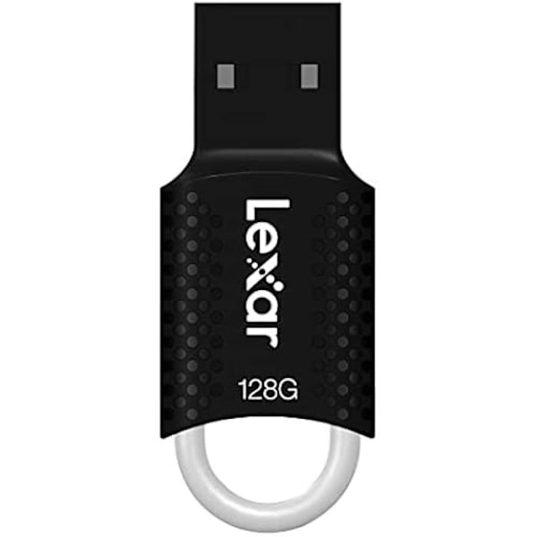 128 Gt Jumpdrive V40 Lexar 2.0 USB-muistitikku, musta