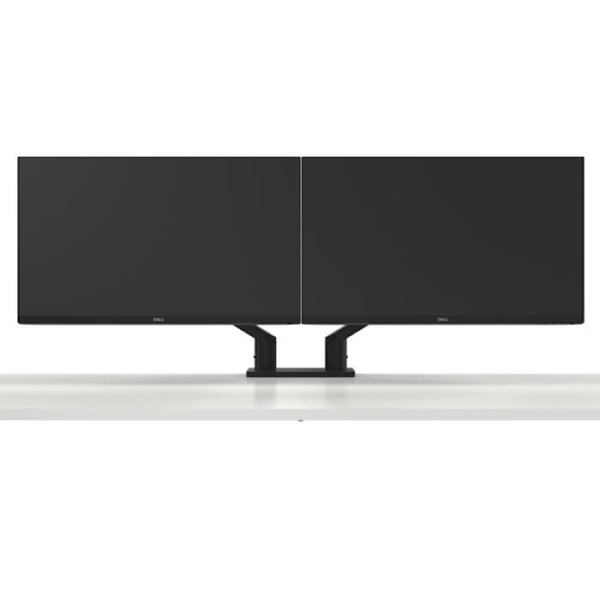 Dobbelt monitorarm - DELL - MDA20 - Til skærme 19''-27'' - Bordmontering - Sort