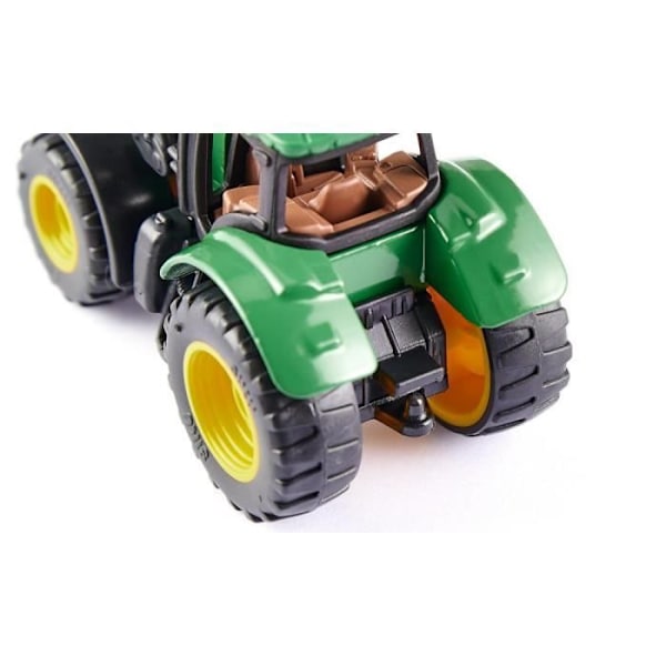 John Deere 6215R traktor med frontlæsser - SIKU - Stål- og plastiklegetøj - Grøn Grön, gul, svart