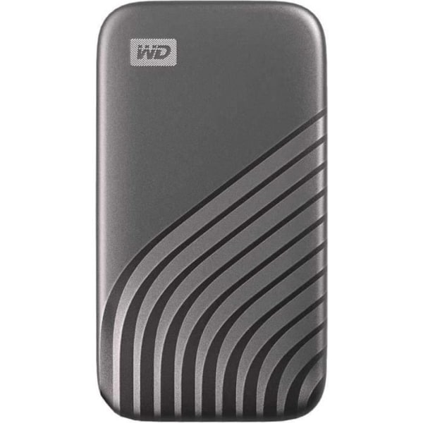 WD - Ulkoinen SSD-asema - My Passport™ - 2 Tt - USB-C - Harmaa