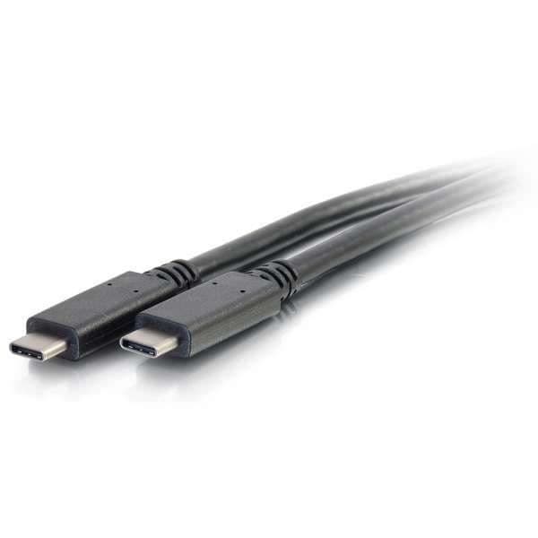USB-C 3.1-kabel - C2G - 1m - Höghastighetsdataöverföring - 4K-videor - Ljud med högt bitdjup