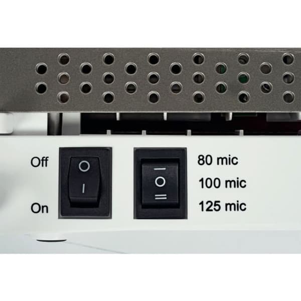 A3 laminator - Leitz - ILAM - Kompakt design - 3 minuters förvärmning - Påsar 80 till 125 mikron Mörkgrå