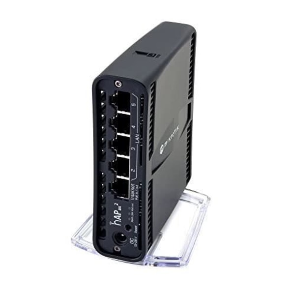 Langaton reititin - MIKROTIK - HAP AXÝ - Neliytiminen CPU - Wi-Fi 6 - 5 x Gbit LAN musta