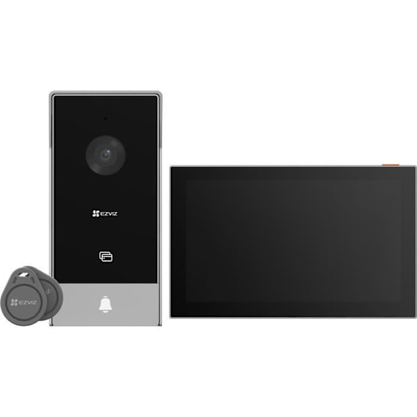 Visiophone - EZVIZ - HP5 - 1080p - Fjärrkontroll - 7" pekskärm - Vattentålig Grå og sort