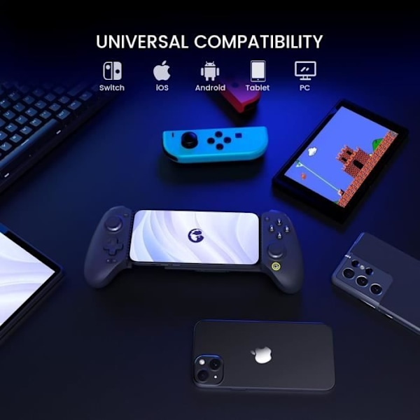 Spilkonsol - GENERISK - GameSir G8 Plus - Bluetooth - 6 akser gyroskop - Immersiv vibration