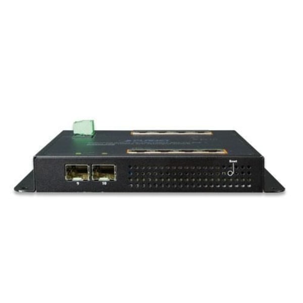 Planet WGS-4215-8P2S - Gigabit Ethernet Managed Network Switch - 8 RJ-45 PoE+ porte - L2