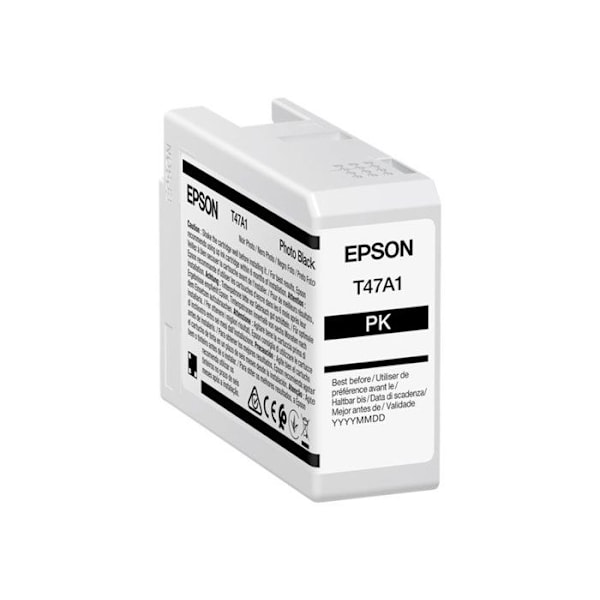 EPSON Singlepack Photo Black T47A1 UltraChrome Pro 10 sort blækpatron - 50 ml