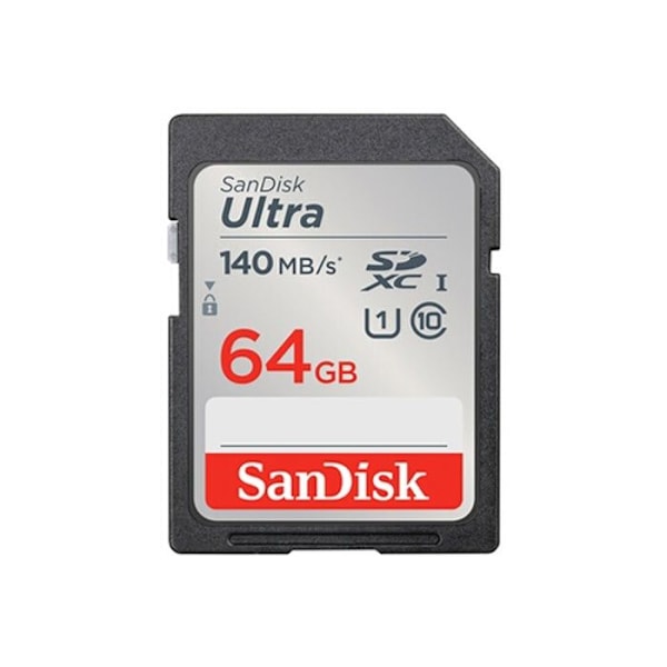 SDXC-kortti - SanDisk - Ultra - 64 Go - 140 Mo/s - UHS-I U1