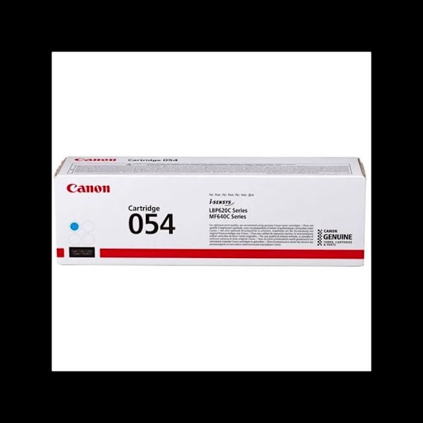 CANON 054 väriainekasetti - syaani malleihin i-SENSYS MF645Cx, MF643Cdw, MF641Cw, LBP623Cdw ja LBP621Cw