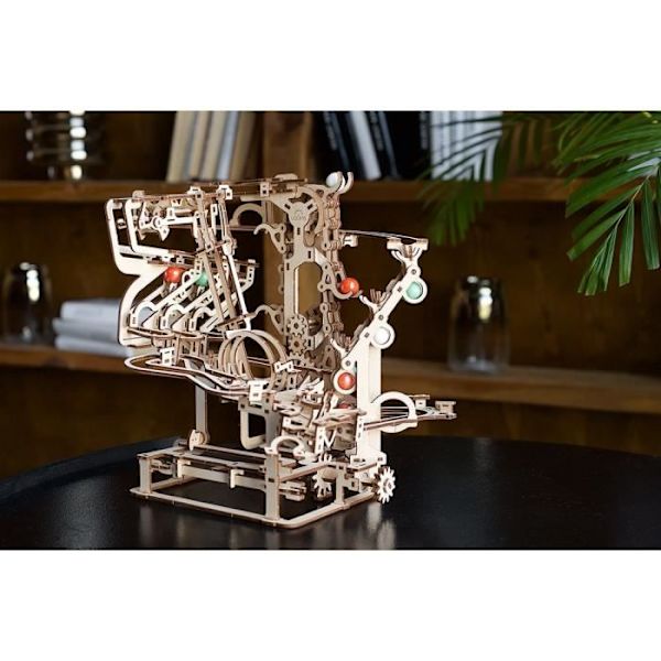 UGEARS - Marble Wooden Marble Circuit - Træmodel til at bygge puzz - 400 stykker